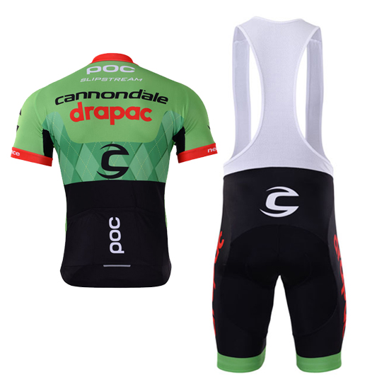 Maglia Cannondale Drapac Manica Corta 2017 verde